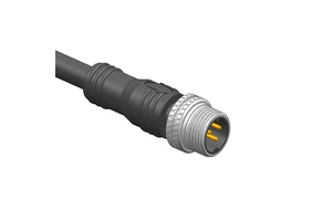 Customized Round Type M12 8 Pin Straight Bus Cable Connector Sensor Cable Industrial Connector Female Circular Connector