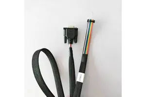 Customized Nylon Woven Cord for Computer Motorcycle Use Durable Scratch-Resistant IP66 Rated Tinned Copper Conductor JST