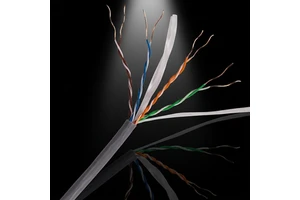 ST CAT6A UTP LAN Digital Communication Twisted Pair Unshielded Network Cable 305M 23AWG PVC/LSZH Jacket GRAY Heat Resistant
