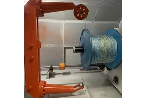 Fuchuan Cantilever Cable Twisting Bunching Buncher Stranding Strander Machine with Centre Coil Tapping 1000 Bobbin