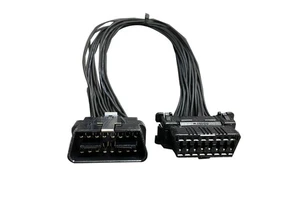 Custom One to Two Male and Female Pair Obd Extension Cable After-sale Service Obd2 Data Cable Automotive Wire Harness
