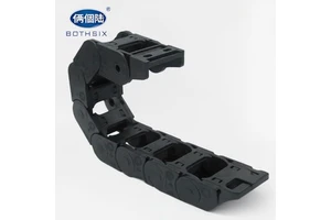 Easy Installation Fully Enclosed Bridge-Type Nylon Plastic Cable Drag Chain for CNC Machine Tools Linear Motor