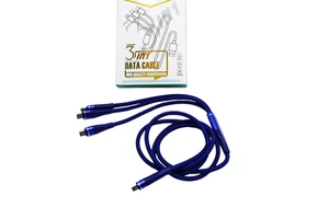 Custom Data Cable High Quality Fast Phone Charging Cable USB Type C 3 in 1 Cable for Charging Phone