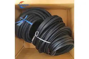 Classical Wrapped Air Compressor V Belt D Type Durable Rubber Fan Belt /Polyester Cord for Industrial Machines