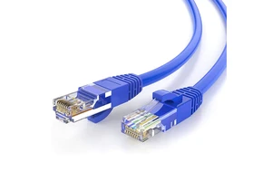 HOTION Factory OEM CAT5E UTP PVC Unshielded Patch Cord AWG24/26 Ethernet LAN Patch Cable For Home Company Laptop PC Bulk Retail