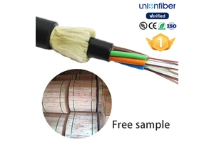 Fibra Optica 12 24 48 Hilos ADSS Span 200 Adss 2 4 Core 6 24 48 96 Hilos 4km Single/Double Jacket ADSS/ASU Fibre Optic Cable