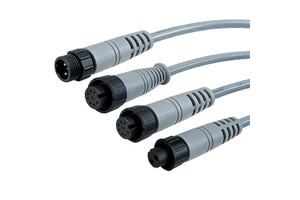Heavy Duty 8 Pin X-Coded Gigabit Ethernet Network Shielded Industrial Camera Power Cable Wiring Harness Waterproof M12 Cable