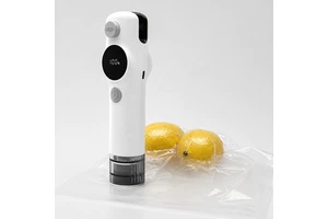 Portable Plastic Vacuum Sealer Machine for Household Food Storage USB Rechargeable Mini Bag Sealer with Reusable Vacuum Bags