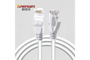 Kneysum Made China 1m 3m 5m RJ45 Cat6 UTP Solid Aluminum Patch Cord LAN Ethernet Computer Extension Network Communication Cables