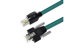 High-quality CAT 5e 6A RJ45 M/M M/F F/F Locking Screw GigE Industrial TV Camera CCD Gigabit Ethernet LAN Interconnect Cable