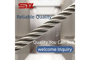 Low Elongation CSC 8mm Elevator Wire Rope 8x19S Composite Steel Core OEM Custom Length Logo Factory Direct
