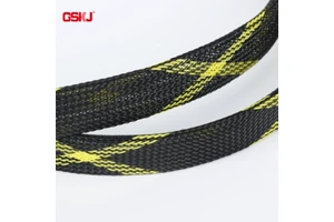 GSKJ Network Cable Management Sleeving Expandable Braided Sleeve for Robotics Cable Protection
