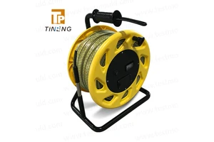 Water Level Meter Cable Reel Borehole Deep Well Water Level Detector Steel Tape Level Gauge for Geotechnical Survey