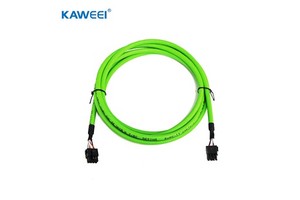 Factory Direct Customized Connector Wires Green Industrial Cable Assembly for Industrial Equipment