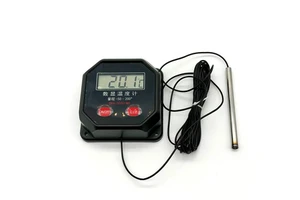 Electronic Digital Thermometer LCD Probe Cable 2m/5m/10m Glass Industrial Household Measuring Water Temperature Aquaculture Fish