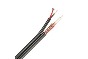 High Performance Coaxial Combination Cable for Professional Security Camera Installations with Durable Shielded Structure
