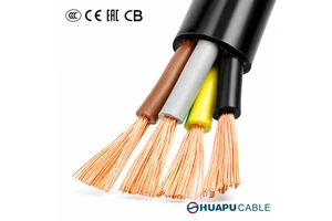 RVV 2x0.75mm² Flexible Control Cable 450/750V IEC 60227-05 Multi-Core Stranded Copper Wire 100m