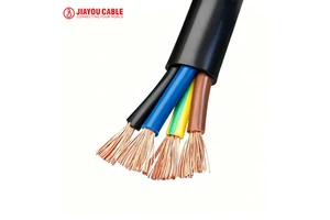 PVC Insulated Portable Power Cables RVV VCT Electrical Wire 2 3 4 5 Cores Oxygen Free Copper Flexible Extension Cords