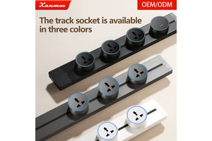 Smart Office Kitchen Track System 8000W 16A Rated Current Multi-Functional Electric Power Socket Universal Track Socket