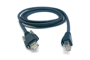industrial camera network cable GigE Ethernet cable RJ45 Male to Male with screw