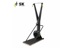 SK Heavy Duty Ski Machine Commercial Grade Wind Resistance Cardio Equipment with Digital Monitor for Fitness Club