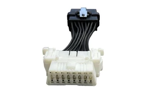 Customized Complete Wire Harness Cable Assembly Automotive OBD2 Data Cable One to Two Male and Female Pair Wiring Harness