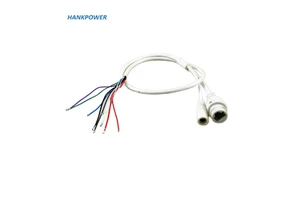 Camera Monitoring Installation Network Cable 9 Cores RJ45 DC IP Waterproof Security POE Cable
