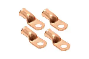 Copper Wire Terminal Connectors Heavy Duty Electrical Lugs For Industrial Power Grounding High Conductivity Cable Bonds