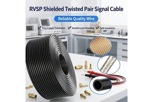 Factory Supply NH-RVSP RS485 Control Cable Oxygen-Free Copper Double Shield Anti-interference PVC Insulation Multi-core