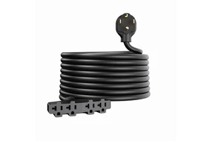 ETL Custom Length 12/3 Nema 30A Outdoor Extension Cord Multiple Outlets Heavy Duty Copper Power Cord Splitter Flexible 4 Way