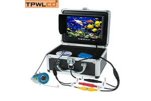 1000TVL 15M Cable 7 Inch Monitor Underwater Fishing Camera System With 12Pcs High-Power White Lights