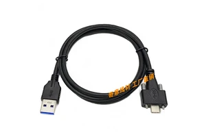 Industrial Camera Cable USB3.0 A Revolution 3.1 TYPE-C with Screw Fixed Lockable Panel DSLR Data Cable