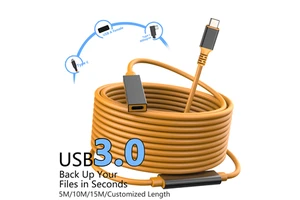 10M USB 3.0 Extension Cable USB C Male To Type C Female With Signal Amplifier Cord 5Gbps Data Cables For Fuji Camera Photography