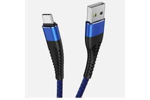 Custom Nylon Braided USB Type-C Cable for Mobile Phones/Tablets Computer Earphone-Fast Charging Data Transfer Pure