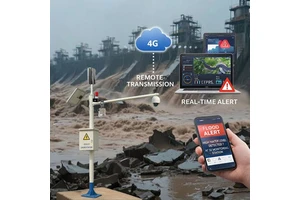 Industrial Flood Monitoring Sensor System Dam Break Alerts Chemical Spill Detection Wireless Water Level Sensors for Factorie