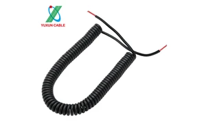 High Elasticity Customized Multi Core TPU Jacket Silicone Spring Power Cable for Mechanical Equipment