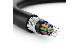 GYTA Outdoor Stranded Fiber Optic Cable G652D Loose Tube Steel Armored PE Sheath Duct/Aerial