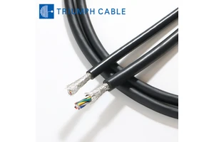 Triumph Cable RVVSP RS485 Shielded Twisted Pair Cable 300V Multicore Tinned Copper Braided for Industrial Automation PLC Control