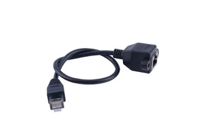 Shield Cat5e CAT6 Rj45 Male to Female RJ45 Panel Mount Ethernet Lan Extension Cable
