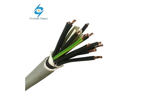 PVC Insulated Unshielded Control Cable 1.5 mm 2.5 mm Multi-Core 3 4 6 8 12 16 20 Core for Various Applications