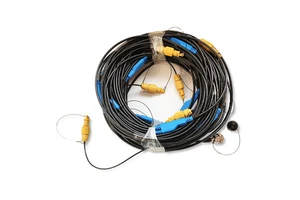 12 Channels Seismic Cable With 12 Pcs Amphib-IV Geophone Connector/seismic Refraction Cable