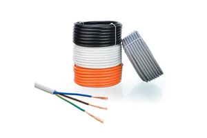 VDE / KC / SNI 300 500v 60227 Iec 53 Pure Copper Power Cable Rvv 3x 0.75mm / 1.5mm2 Rvv Cable For Industrial House Wiring Usage