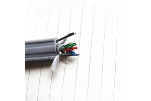 Custom Wholesale PVC Insulated Copper Conductor 0.75mm Diameter Overhead Use Elevator Accompanying Double Wire Flat Cable