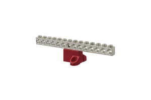 Customized Pole Size Aluminum Neutral Link & Power Wire Din Rail Distribution Ground Bus Bar With Mechanical Torque Lug