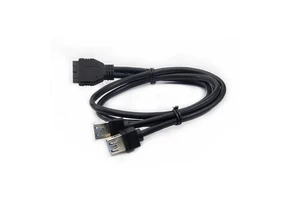 IEEE1394 Firewire 400 Cable 6Pin Female to Female Gold Plated 5m PVC for HDTV 1080P DV Camera Industrial Equipment Foil Shielded