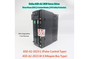 Delta A2 Series Servo Driver ASD-A2-2023-L & ASD-A2-2023-M 2kW 3PH 220V AC 13.4A IP20 Servo Amplifier for CNC Automation Machine