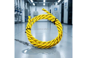 2 Core 6mm TCP/IP Water Leak Detection Alarm Sensor Cable with Sound Alarm 500M Detection Range Sensor Switch No Connector