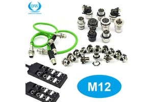 M12 Series IP68 Waterproof Connectors Custom Cables Fast Shipping with Multiple Certifications Full Range of Series Available