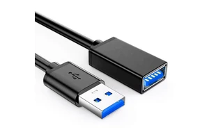 High Speed Durable Charging Connector USB Extension Cable USB Male to Female Network Cable for Charging and Data Transfer