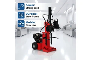 Popular 3-Work Position 6.5HP 15 Ton Log Splitter Fireplace Friend Log Splitter for Home Use Wood Splitting Machine Log Splitter